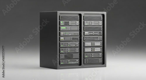 Explore data center server rack for it infrastructure and network equipment solutions and cloud computing services