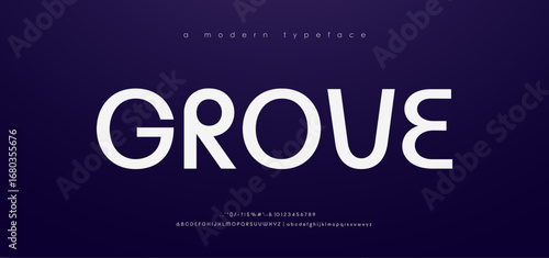 Minimal modern alphabet fonts. Typography minimalist urban digital fashion future creative logo font. vector illustration
