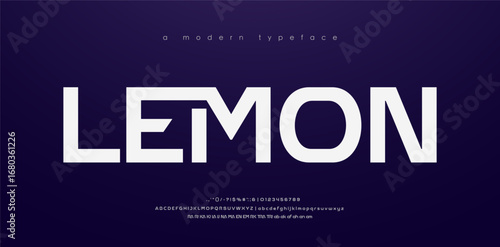 Minimal modern alphabet fonts. Typography minimalist urban digital fashion future creative logo font. vector illustration

