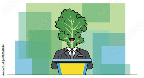 Vegetable In A Suit Delivers An Important Message About Environmental Sustainability