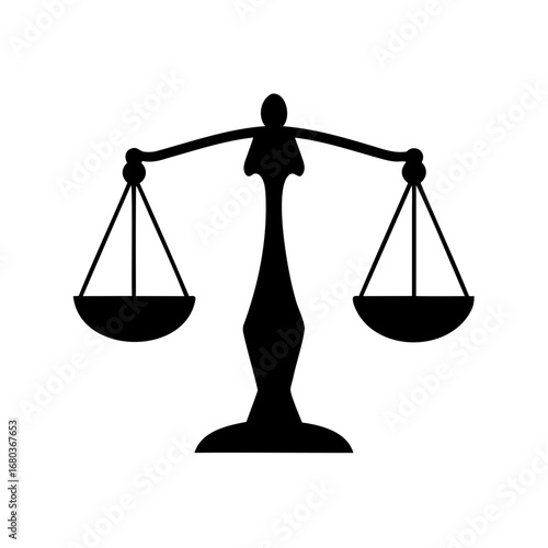 Scales of Justice symbolic representation of judicial fairness and legal balance