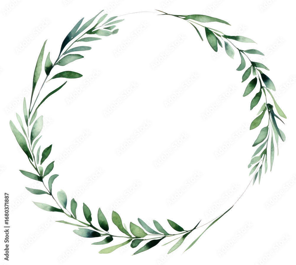 PNG Green stroke bamboo leaves frame pattern circle wreath. PNG Green stroke bamboo leaves frame pattern circle wreath.
