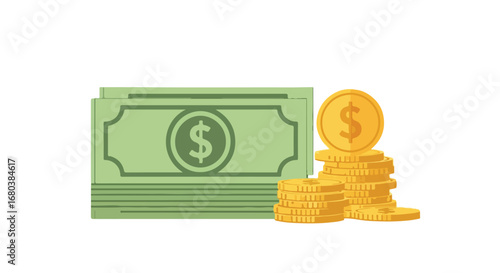 Illustrative depiction of currency showcasing financial growth and wealth accumulation, highlighting the concept of prosperity and investments