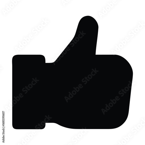 Thumbs up icon outline thumbs up icon vector icon