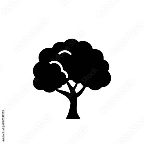 vector tree silhouette