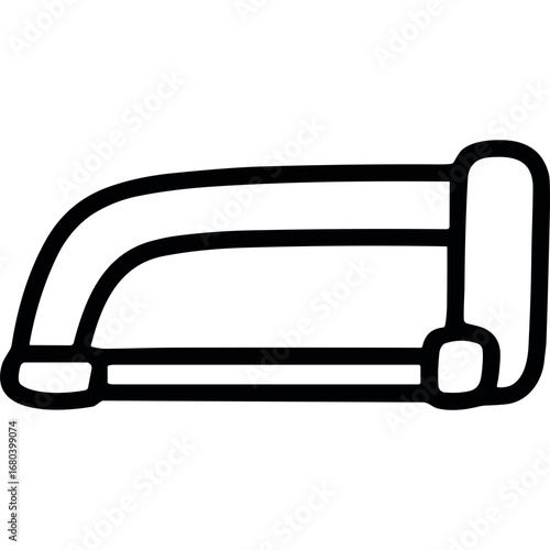 Hand saw outline icon