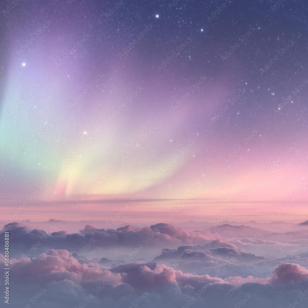 Fototapeta premium Pastel aurora