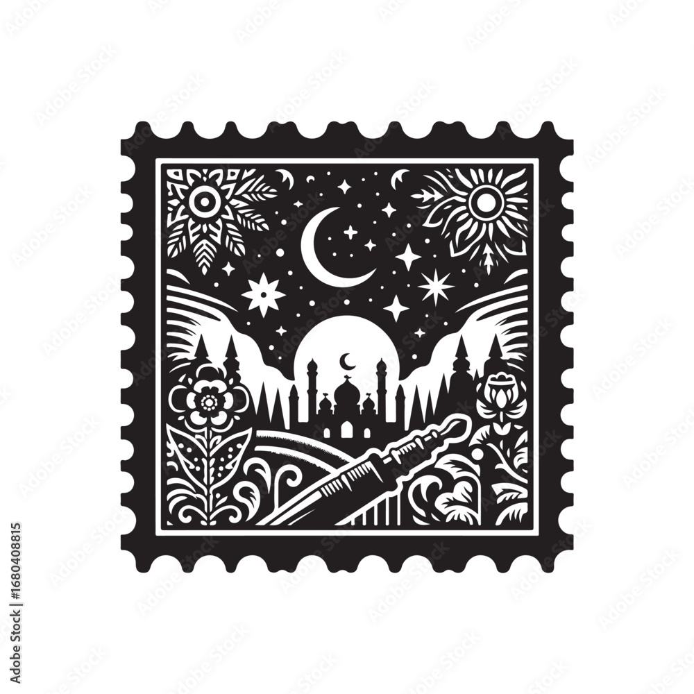 Obraz premium Postage Stamp Vector (3).eps