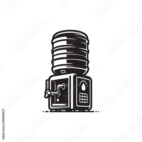 Water Cooler Vector (5).eps