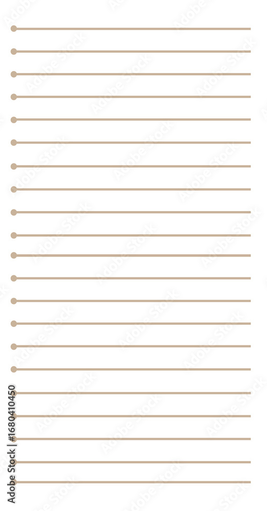 Naklejka premium blank notebook sheet