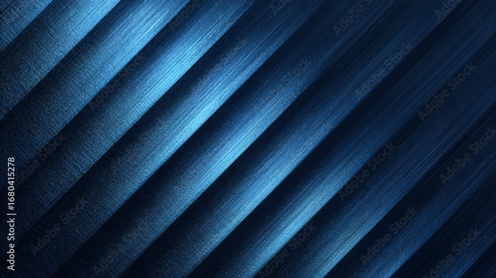 Obraz premium Abstract blue metal background with industrial pattern featuring brushed steel texture and modern metallic surface design for digital wallpaper, technology themes, and creative graphic projects