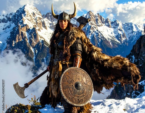 powerful mountain warrior 