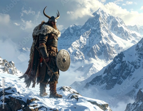 powerful mountain warrior 