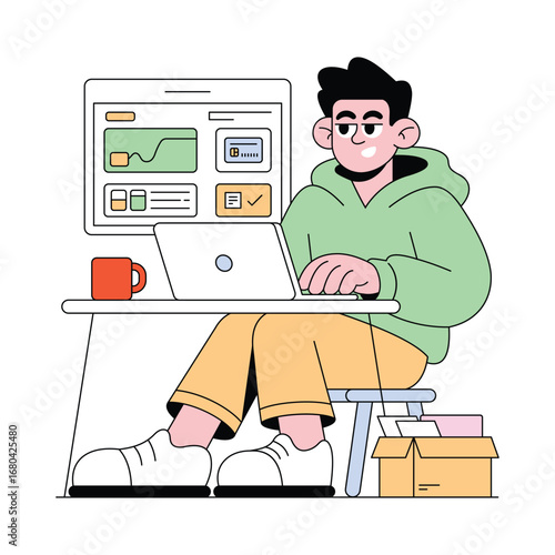 Strategy Planning Vector illustration. EPS 10 file 