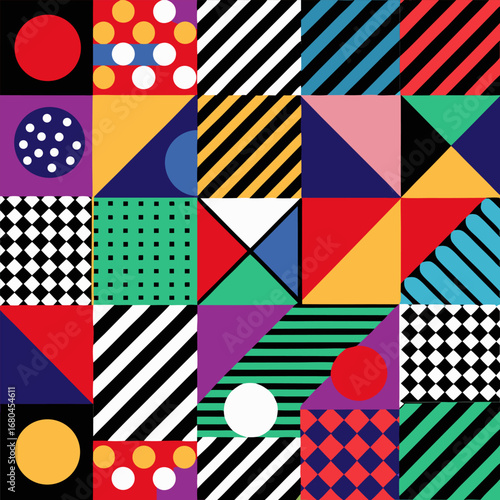 “Seamless Maximalist 90s Neon Tiger and Zebra Animal Print Vector Pattern”
