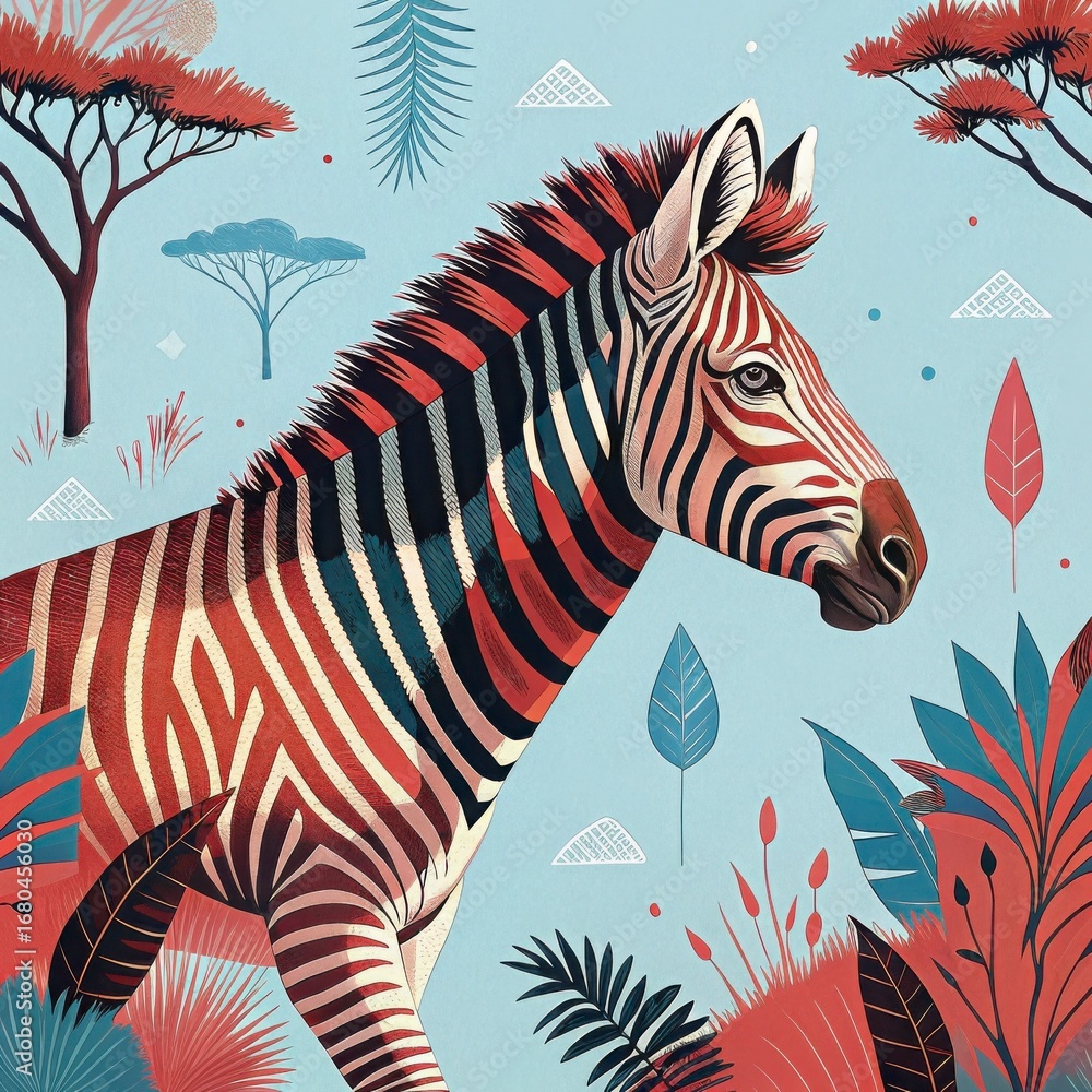 “Seamless Maximalist 90s Neon Tiger and Zebra Animal Print Vector Pattern” “Seamless Maximalist 90s Neon Tiger and Zebra Animal Print Vector Pattern”