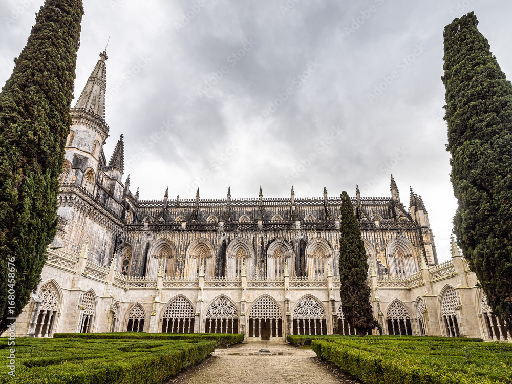 Obraz premium The Monastery of Batalha is a Dominican convent in the civil parish of Batalha, Portugal