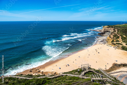 Ribeira de Ilhas beach in Ericeira, is part of the world surf reserve in Ericeira Portugal.