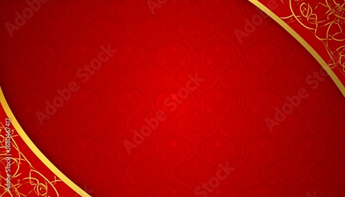 Red and gold ornate background