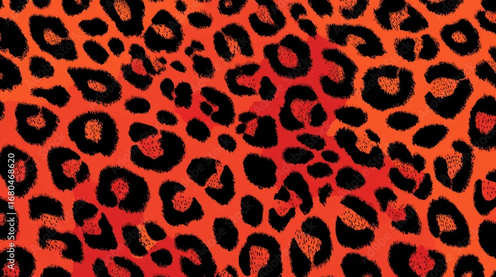 Seamless vector leopard print pattern with trendy stylish wild cheetah and gepard animal skin design, exotic safari jungle texture for fashion fabric, textile decoration, modern wallpaper, and creativ Seamless vector leopard print pattern with trendy stylish wild cheetah and gepard animal skin design, exotic safari jungle texture for fashion fabric, textile decoration, modern wallpaper, and creativ