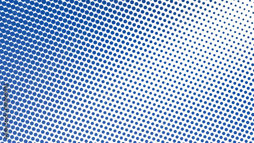Blue Halftone Abstract Background Modern Graphic Design Pattern Gradient Minimal Vector Texture