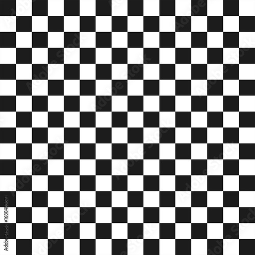 Wallpaper Mural Black checkerboard, checkered, gingham, plaid, tartan pattern background. Classic racing flag design. Checkered plaid seamless texture. Vintage chessboard with flat style. Retro squares design. Torontodigital.ca