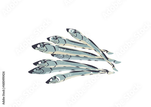 煮干し　イラスト