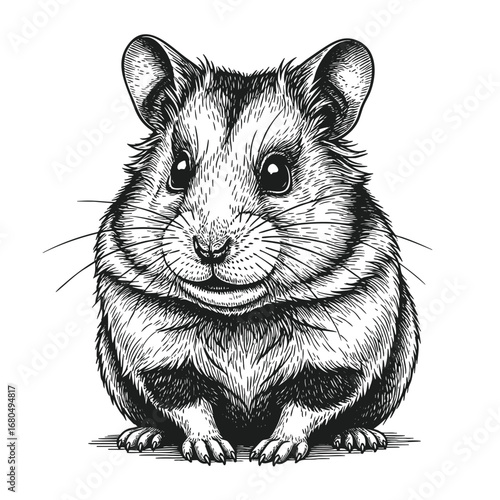 hamster vector illustration