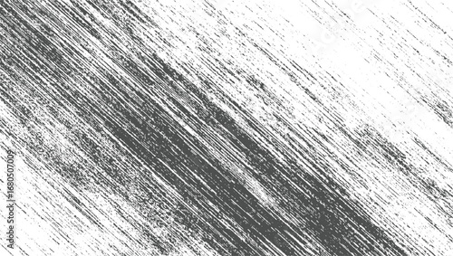 Dark grey diagonal brush strokes on white background abstract black