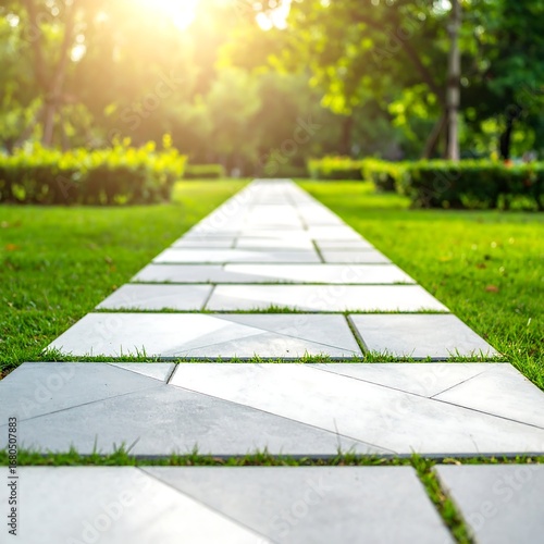 Wallpaper Mural Park path leading into sunlight Torontodigital.ca