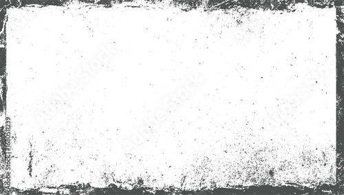 Textured grunge border with distressed speckles vector