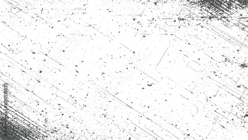 White background with dark grey scratches and speckles texture