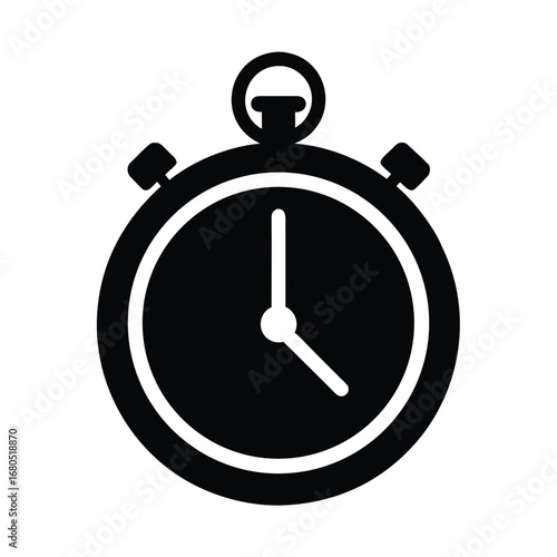 Stopwatch Timer Icon Vector Illustration