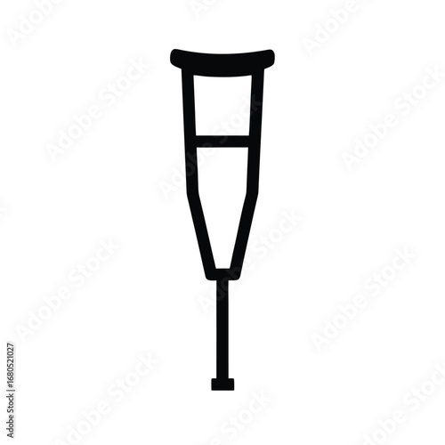 Crutch Icon Vector Illustration