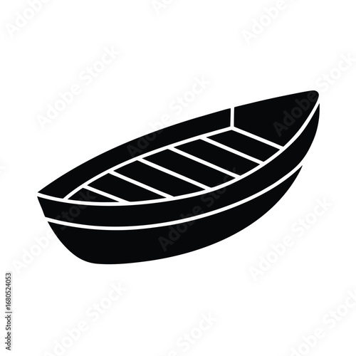 Rowboat Icon Vector Illustration