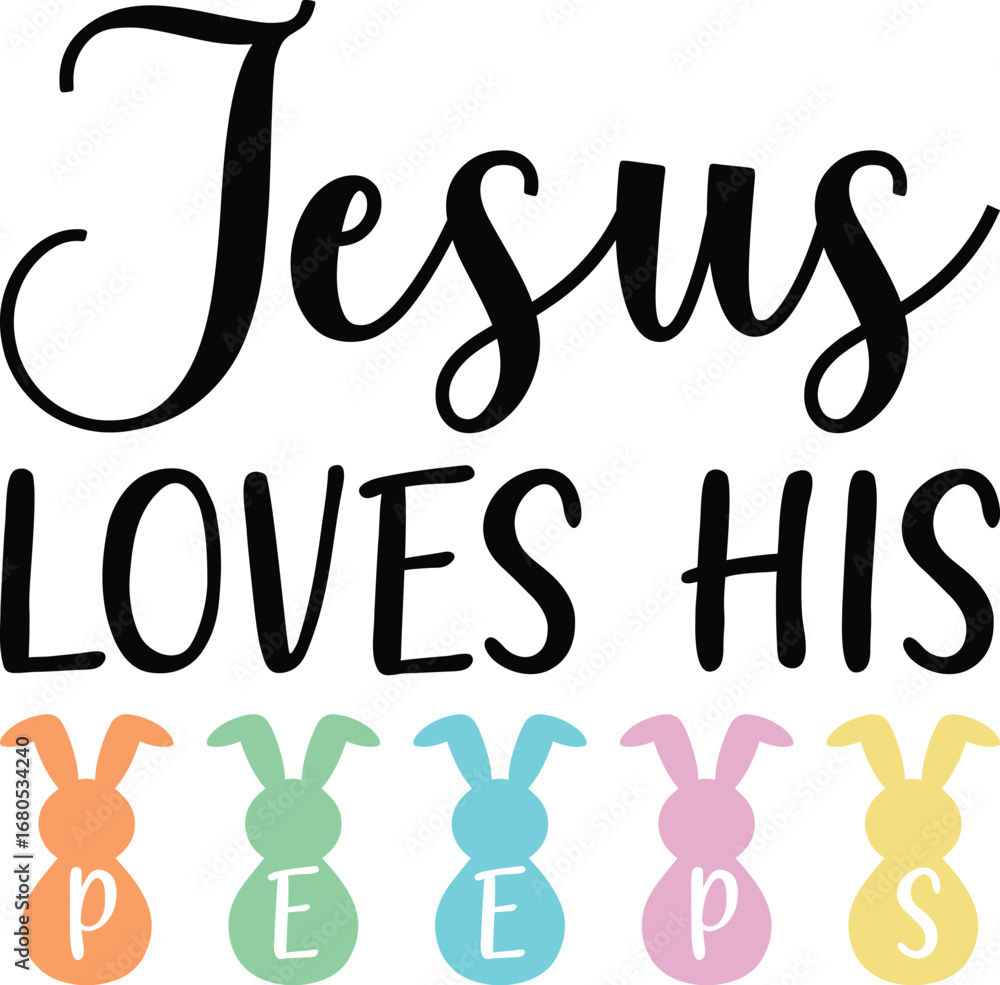 Fototapeta premium Easter t-shirt design, Happy easter, Easter eps, ester png, Easter vector