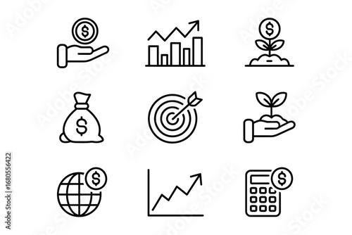 Business Growth Icons