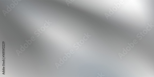 Platinum and titanium abstract best seller Silver foil background with metal mirror texture. Chrome gradient surface with light gloss. Vector aluminum grey sheet with reflection.