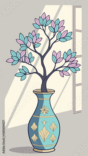 vase with flowers