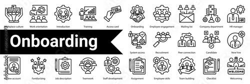 Onboarding icon sheet collection