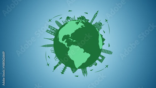 September 27 Holiday World Tourism Day Concept