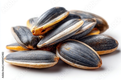 Pile of roasted sunflower seeds
