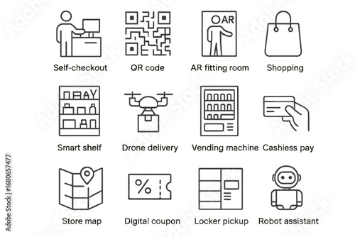 Future Retail Icons. Outline icon set of dealing with relationship doubts: question mark, diary, heart, crying