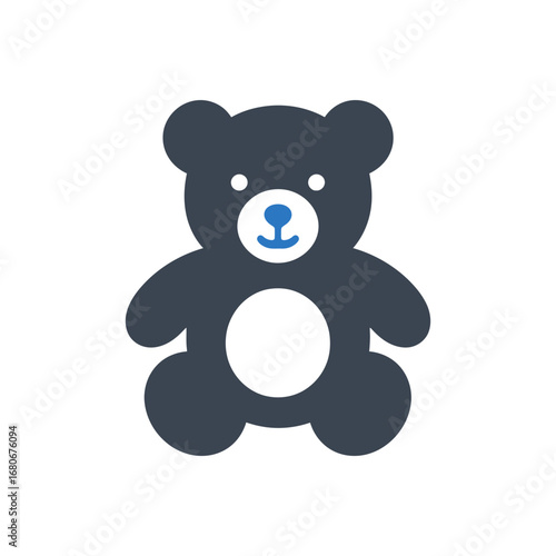 Teddy Bear Toy Icon