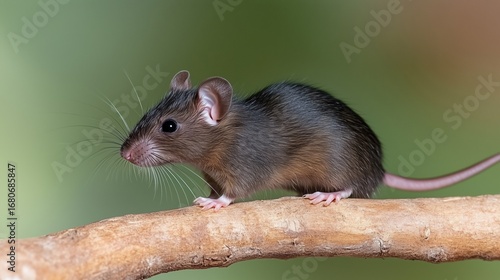 The black rat also known as ship rat, roof rat, or house rat.