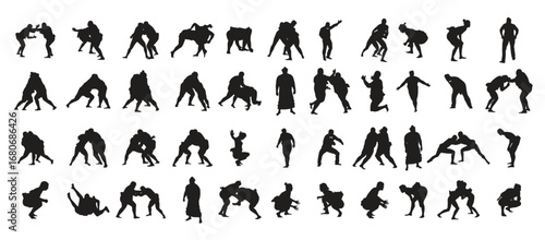 Set of Black vector illustration