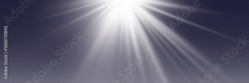 Abstract light rays background with glowing sun rays and transparent effect.