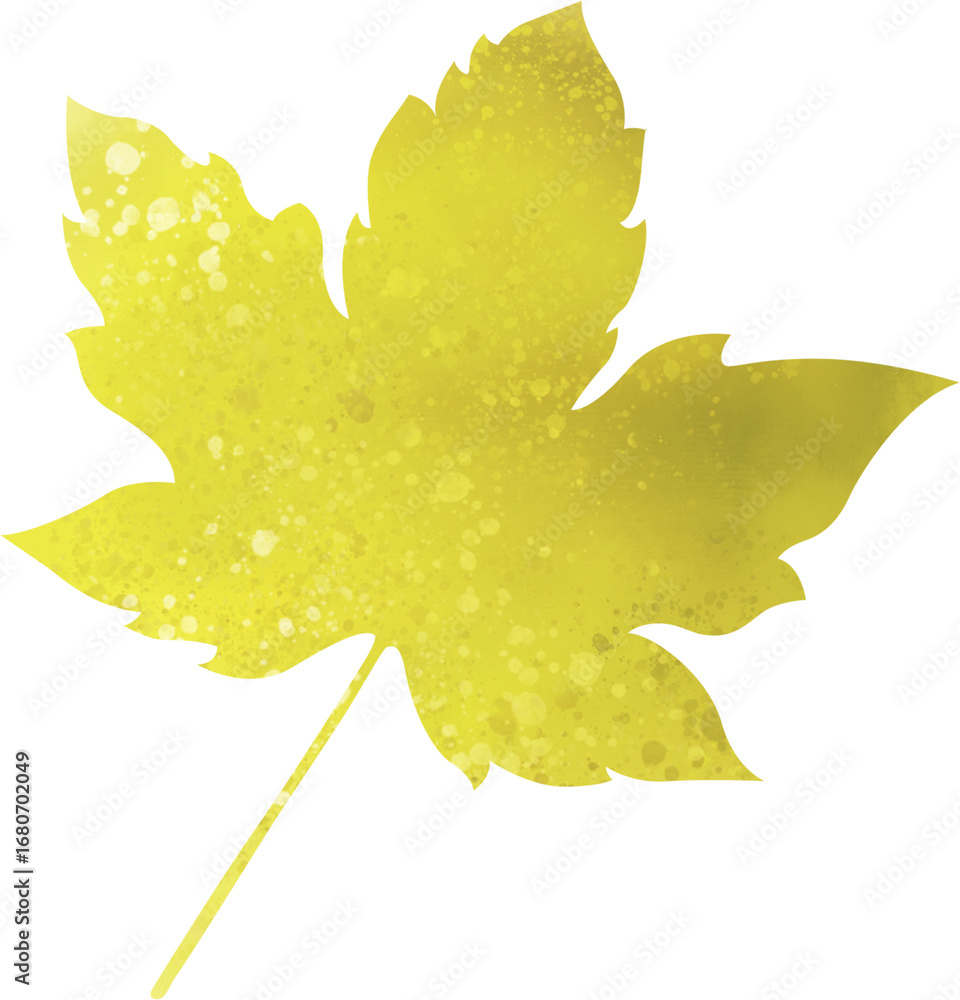 Obraz premium 수채화 질감 가을 단풍잎