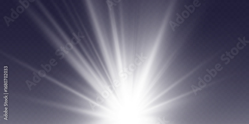 Abstract light rays background with glowing sun rays and transparent effect.
