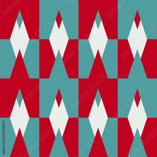 Abstract geometric seamless...